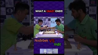 VIDIT and NODIRBEK have ONLY a FEW SE chess chesscom shorts Mrmasterchess [upl. by Powe]