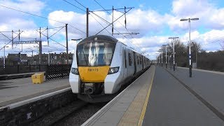 HD A trip through the Canal Tunnel with Thameslink 700115 and 700143 080318 [upl. by Tterraj]