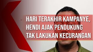 Hari Terakhir Kampanye Hendi Ajak Pendukung Tak Lakukan Kecurangan [upl. by Redfield]