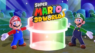 Super Mario 3D World  Complete Walkthrough 2 Player [upl. by Pierro]