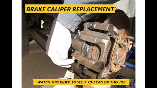 How to replace a front or rear brake caliper [upl. by Tara]