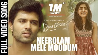 Neerolam Mele Moodum Video Song  Dear Comrade Malayalam  Vijay DeverakondaRashmikaBharat Kamma [upl. by Saiff22]