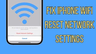 How To Reset iPhone WiFi and Network Settings on iOS [upl. by Aneekas]