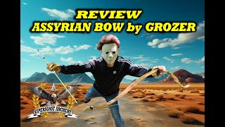 Assyrian Bow by Grozer  Do I really like this bow review video archery foryou [upl. by Ainesey]