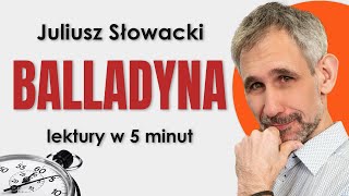 Balladyna  Streszczenie i opracowanie w 5 minut  Juliusz Słowacki [upl. by Yule798]