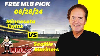 MLB Picks and Predictions  Minnesota Twins vs Seattle Mariners 62824 Free Best Bets amp Odds [upl. by Anitrebla]