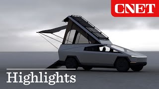 Teslas CyberTruck Can Fit a Camper [upl. by Jasik]