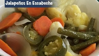 ❤️ Chiles Jalapeños En Escabeche [upl. by Larok]