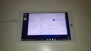 Chuwi Hi8 running Official Chuwi Windows 10 image 4K [upl. by Graniah290]