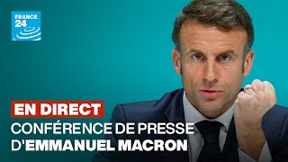 🔴 REPLAY  Conférence de presse dEmmanuel Macron en INTÉGRALITÉ [upl. by Zia430]