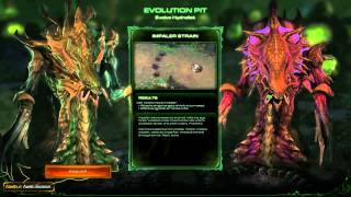 Starcraft 2 Heart of the Swarm  Hydralisk Evolution [upl. by Odelinda]