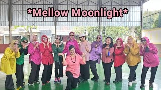 Mellow Moonlight Line Dance Sue Ayers by Permata Puri 1 LD [upl. by Ursulette911]