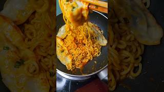 Spicy noodlemandu shortsasmr cookingnoodlesnoodlesrecipeviral trendingfyp [upl. by Earezed]