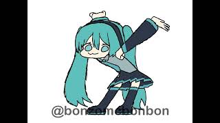 Hatsune Miku does Arona dance [upl. by Acessej]