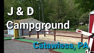 J amp D Campground in Catawissa PA [upl. by Ocsirf]