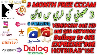 Videocon D2h 3 Month Free Cccam  All Sat Free C Line for 90 Days  Free Cccam sarver  h4d Vlog [upl. by Holihs173]