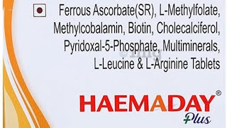 Haemaday plus tablet uses in hindi  haemaday plus tablet uses in pregnancy  haemaday plus ke fayde [upl. by Barthold]