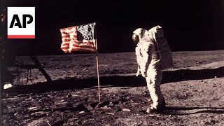 WATCH Footage from the 1969 Apollo 11 moon landing [upl. by Del]