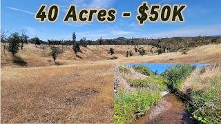 Acreage For Sale In California  Affordable Real Estate Cheap Land 40 Acres Ono CA [upl. by Akenor607]