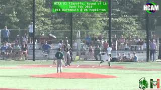 Hopkinton Hillers Varsity Baseball VS Dartmouth June 5th 2024 [upl. by Yunick]