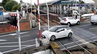 Goole East Yorkshire Time lapse at level crossing [upl. by Ahen]