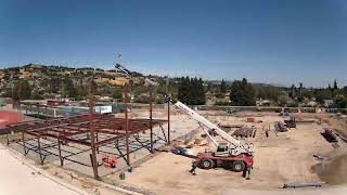 San Leandro High School New Gym Construction Timelapse [upl. by Zerelda324]