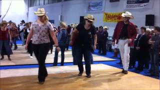 FOOTLOOSE  COUNTRY LINE DANCE  GODERVILLE  151212 [upl. by Nnilsia]