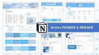 Ghi chép amp quản lý với Notion  Hướng dẫn đầy đủ  Free Aesthetic Planner amp Tracker Notion Template [upl. by Abita]