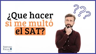 ¿Qué hacer si tengo multas del SAT  Solución y consejos [upl. by Junna303]