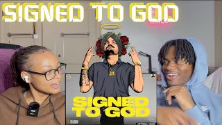 SIGNED TO GOD  Sidhu Moose Wala  First Time Hearing It  Reaction [upl. by Hsitirb395]