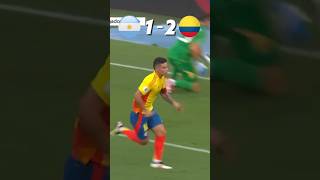 Argentina Vs Colombia world cup qualify matchfootball worldcup shorts [upl. by Kreindler]