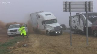 I684 Tractor Trailer Accident [upl. by Eahcim]