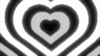 Black and White Y2k Neon LED Lights Heart Background  1 Hour Looped HD [upl. by Pare]