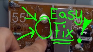 EASY How to Fix Samsung LCD TV Flashing Flickering Screen [upl. by Atilrac539]