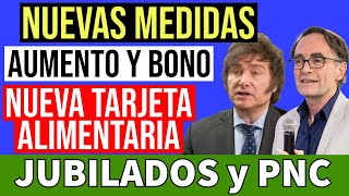 🛑“Reformas Ayudas y Tarjetas Alimentarias” Javier Milei ALERTA a Jubilados y Pensionados [upl. by Sair983]