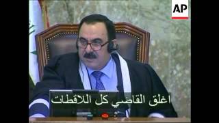 Saddam Husseins trial on Operation Anfal charges plus new bites [upl. by Angelle]