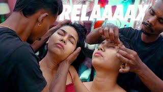 Gentle Indian Head and Shoulder Massage for Sleep amp Serenity [upl. by Roque110]