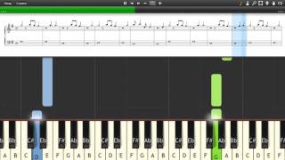 BoB  Both of Us ft Taylor Swift  Piano tutorial and cover Sheets  MIDI [upl. by Grady863]