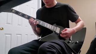 Satanic Warmaster  Carelian Satanist Madness guitar cover [upl. by Tammie436]