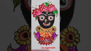 Easy jagannath drawing🫥drawingart shots [upl. by Noslen]