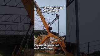 Papermill fabrication in tamilnaduroofingcontractor chennai warehouse roofingsheet tamil jsw [upl. by Pontone]