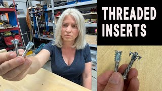 How to use threaded inserts for wood Complete guide to threaded inserts and Tnuts [upl. by Susumu]