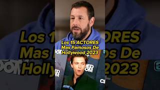 Los ACTORES más famosos de Hollywood 2023  La elite de Hollywood 😱 famosos actor hollywood [upl. by Anitnoc]