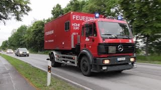 LZ 12 14 15 21 22 23  FF 17 18 19  BF Regensburg Alarm im Osthafen Einsatzübung [upl. by Akcinehs]