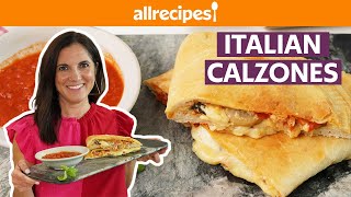 How to Make Real Italian Calzones  Get Cookin  Allrecipes [upl. by Einnhoj]