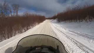 SNOWMOBILING NORTH TO PITTSBURG NH Part two [upl. by Woll]