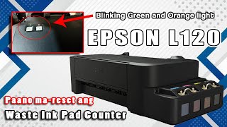 Paano magreset ng Waste Ink Pad Counter ng EPSON L120 printer epson L120printer fyp foryou [upl. by Sarita17]