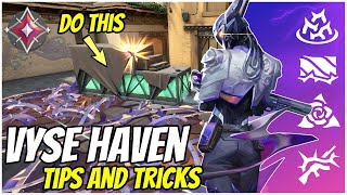 Vyse Haven Lineups and Setups  Tips and Tricks Valorant [upl. by Saeger491]