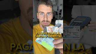 Pagamento con la carta d’identità elettronica 💳🪪 cie spid pos governo italia tech [upl. by Conyers]