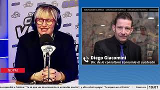 Diego Giacomini entrevista de Romina Manguel en Radio con vos FM899 [upl. by Davie]